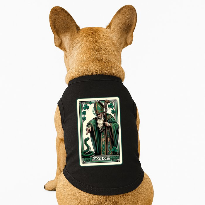 Tarot Card Funny St Patricks Day Gon Git St Patrick Doggie Tank