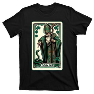 Tarot Card Funny St Patricks Day Gon Git St Patrick T-Shirt