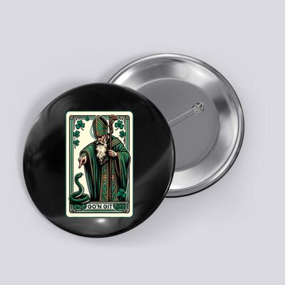 Tarot Card Funny St Patricks Day Gon Git St Patrick Button