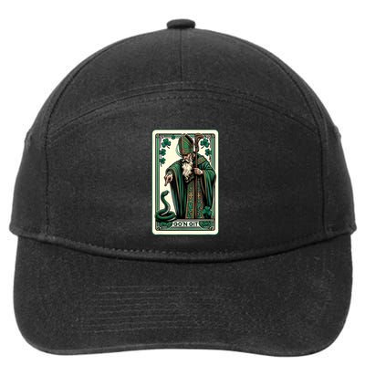 Tarot Card Funny St Patricks Day Gon Git St Patrick 7-Panel Snapback Hat