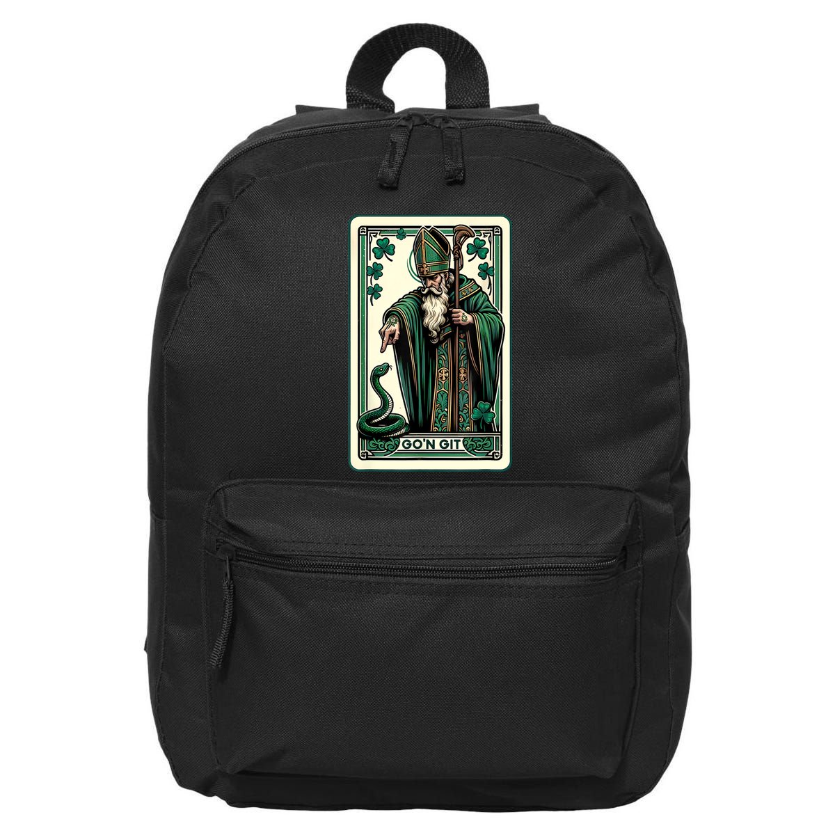 Tarot Card Funny St Patricks Day Gon Git St Patrick 16 in Basic Backpack