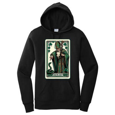 Tarot Card Funny St Patricks Day Gon Git St Patrick Women's Pullover Hoodie