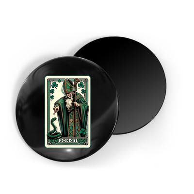 Tarot Card Funny St Patricks Day Gon Git St Patrick Magnet