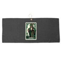 Tarot Card Funny St Patricks Day Gon Git St Patrick Large Microfiber Waffle Golf Towel