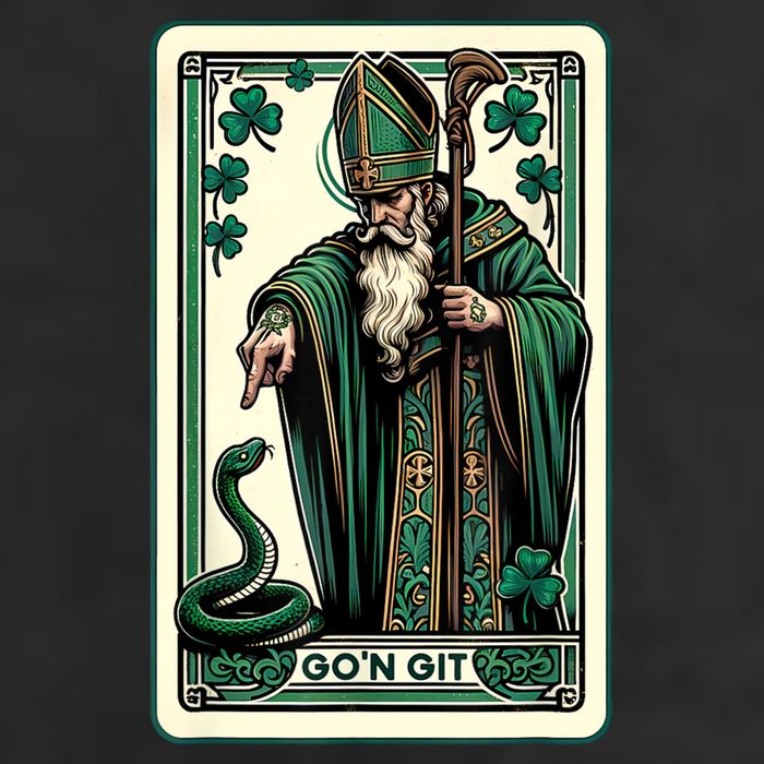 Tarot Card Funny St Patricks Day Gon Git St Patrick 25L Jumbo Tote