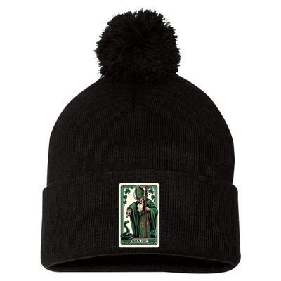 Tarot Card Funny St Patricks Day Gon Git St Patrick Pom Pom 12in Knit Beanie