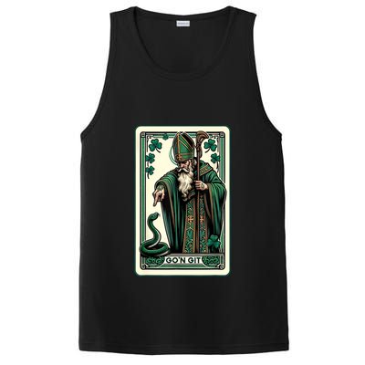 Tarot Card Funny St Patricks Day Gon Git St Patrick PosiCharge Competitor Tank