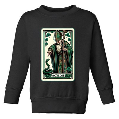 Tarot Card Funny St Patricks Day Gon Git St Patrick Toddler Sweatshirt
