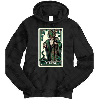 Tarot Card Funny St Patricks Day Gon Git St Patrick Tie Dye Hoodie