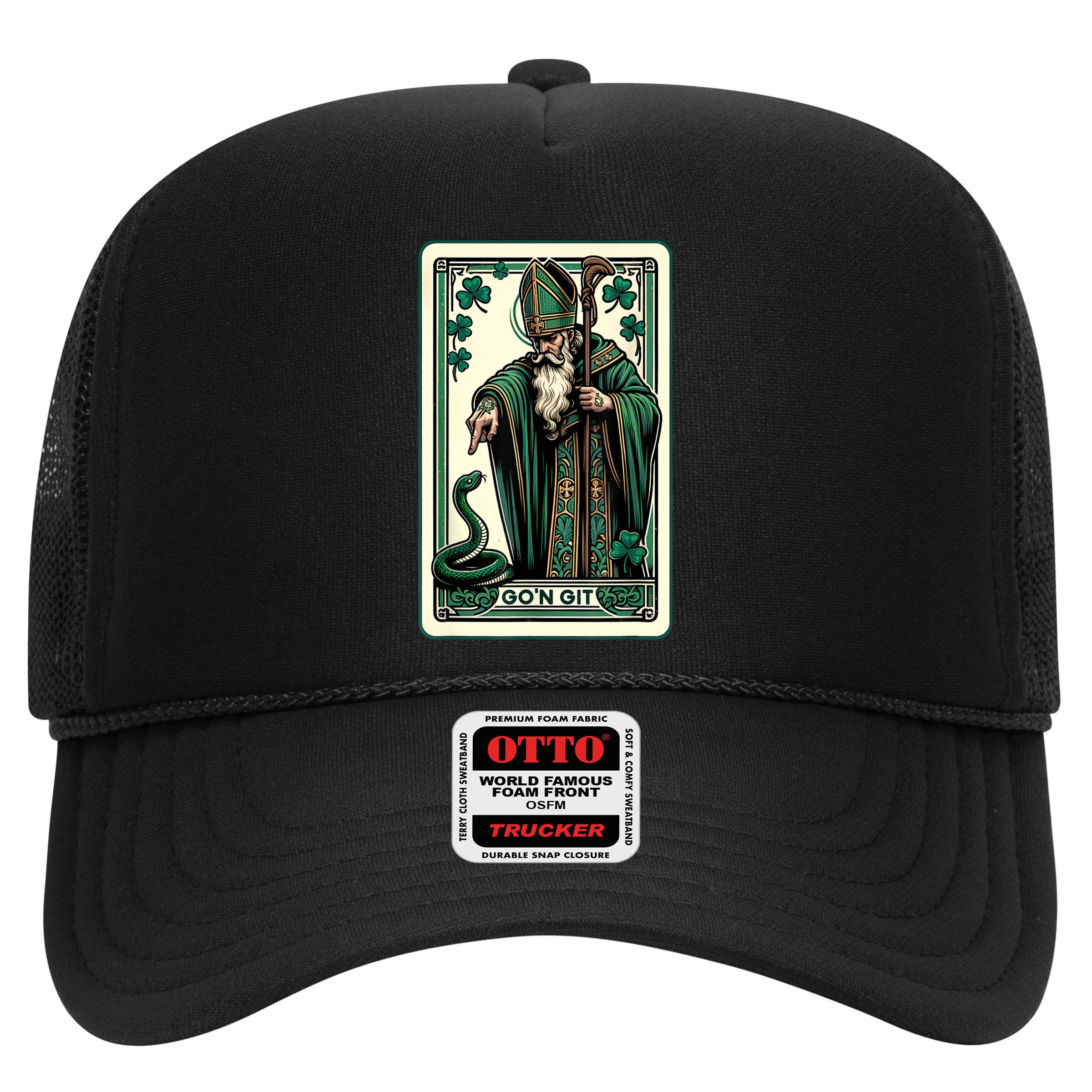 Tarot Card Funny St Patricks Day Gon Git St Patrick Hat
