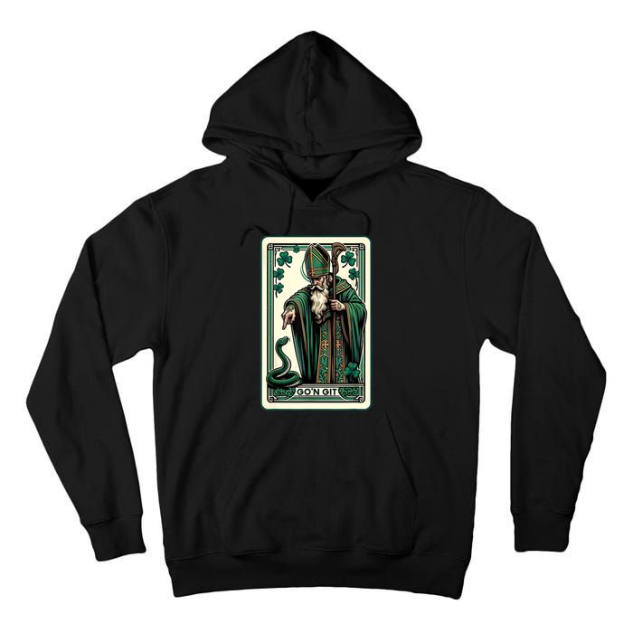 Tarot Card Funny St Patricks Day Gon Git St Patrick Tall Hoodie