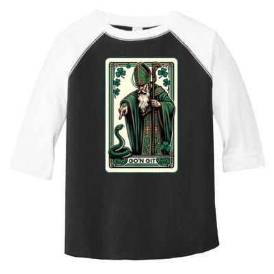 Tarot Card Funny St Patricks Day Gon Git St Patrick Toddler Fine Jersey T-Shirt