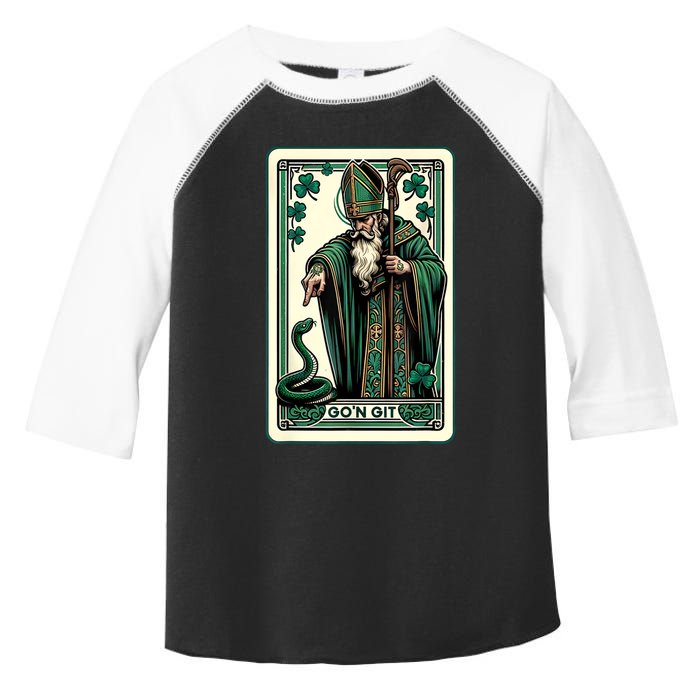 Tarot Card Funny St Patricks Day Gon Git St Patrick Toddler Fine Jersey T-Shirt