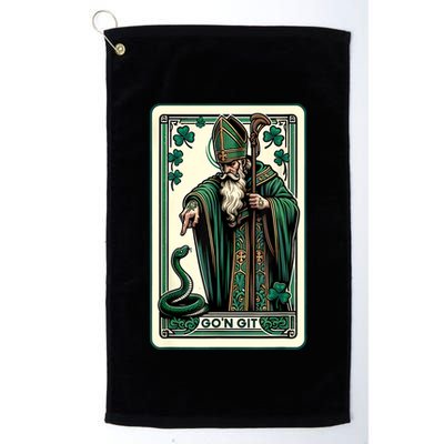 Tarot Card Funny St Patricks Day Gon Git St Patrick Golf Towel