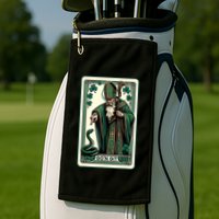 Tarot Card Funny St Patricks Day Gon Git St Patrick Golf Towel