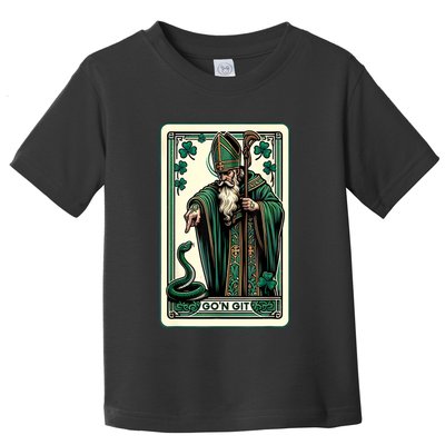 Tarot Card Funny St Patricks Day Gon Git St Patrick Toddler T-Shirt