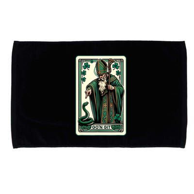 Tarot Card Funny St Patricks Day Gon Git St Patrick Microfiber Hand Towel