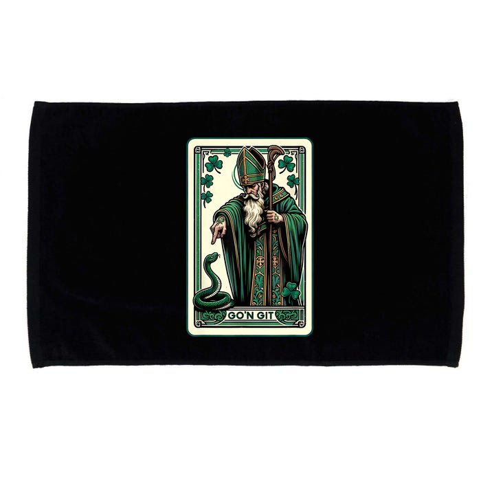 Tarot Card Funny St Patricks Day Gon Git St Patrick Microfiber Hand Towel