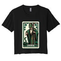 Tarot Card Funny St Patricks Day Gon Git St Patrick Crop Top