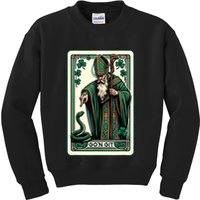 Tarot Card Funny St Patricks Day Gon Git St Patrick Kids Sweatshirt