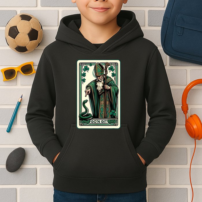 Tarot Card Funny St Patricks Day Gon Git St Patrick Kids Hoodie