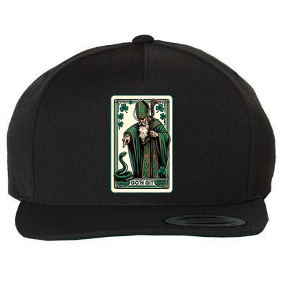 Tarot Card Funny St Patricks Day Gon Git St Patrick Wool Snapback Cap