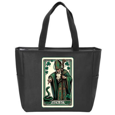 Tarot Card Funny St Patricks Day Gon Git St Patrick Zip Tote Bag
