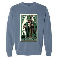Tarot Card Funny St Patricks Day Gon Git St Patrick Garment-Dyed Sweatshirt