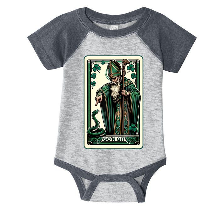 Tarot Card Funny St Patricks Day Gon Git St Patrick Infant Baby Jersey Bodysuit
