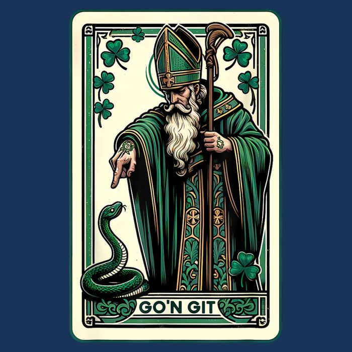 Tarot Card Funny St Patricks Day Gon Git St Patrick Infant Baby Jersey Bodysuit