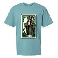 Tarot Card Funny St Patricks Day Gon Git St Patrick Sueded Cloud Jersey T-Shirt