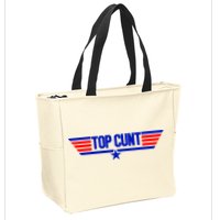 Top Cunt Funny Parody Zip Tote Bag