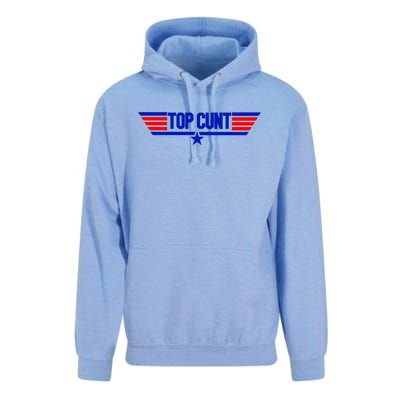 Top Cunt Funny Parody Unisex Surf Hoodie