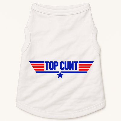 Top Cunt Funny Parody Doggie Tank