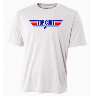 Top Cunt Funny Parody Cooling Performance Crew T-Shirt