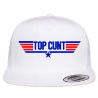 Top Cunt Funny Parody Flat Bill Trucker Hat