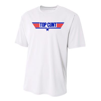 Top Cunt Funny Parody Performance Sprint T-Shirt