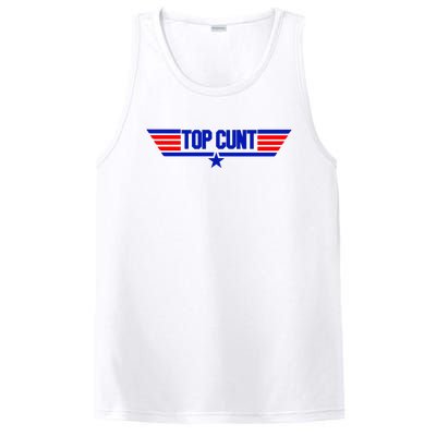 Top Cunt Funny Parody PosiCharge Competitor Tank