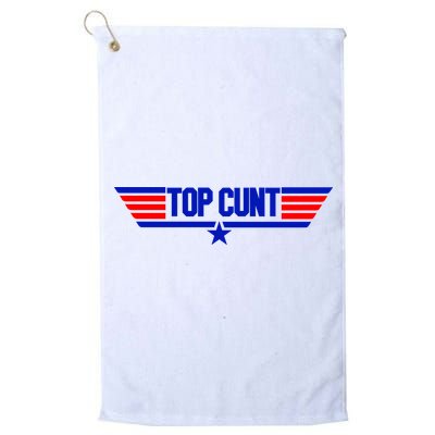 Top Cunt Funny Parody Golf Towel
