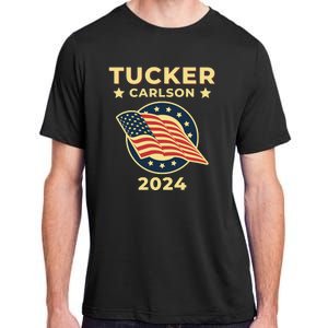 Tucker Carlson For President 2024 Adult ChromaSoft Performance T-Shirt