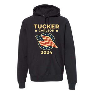 Tucker Carlson For President 2024 Premium Hoodie