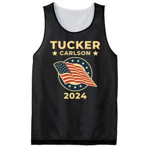 Tucker Carlson For President 2024 Mesh Reversible Basketball Jersey Tank