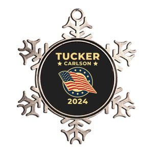 Tucker Carlson For President 2024 Metallic Star Ornament