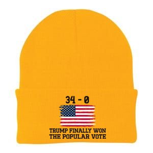 Trump Convicted Felon 34 More Reasons To Vote For Trump Gift Knit Cap Winter Beanie