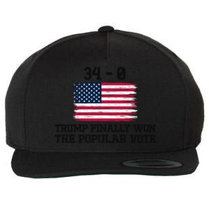 Trump Convicted Felon 34 More Reasons To Vote For Trump Gift Wool Snapback Cap