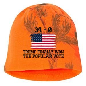 Trump Convicted Felon 34 More Reasons To Vote For Trump Gift Kati - Camo Knit Beanie