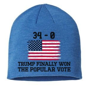 Trump Convicted Felon 34 More Reasons To Vote For Trump Gift Sustainable Beanie