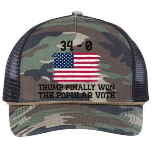 Trump Convicted Felon 34 More Reasons To Vote For Trump Gift Retro Rope Trucker Hat Cap