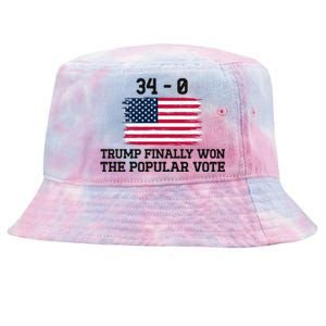 Trump Convicted Felon 34 More Reasons To Vote For Trump Gift Tie-Dyed Bucket Hat