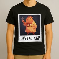 ThatS Cap – Funny Detective Capybara Pointing Meme T-Shirt